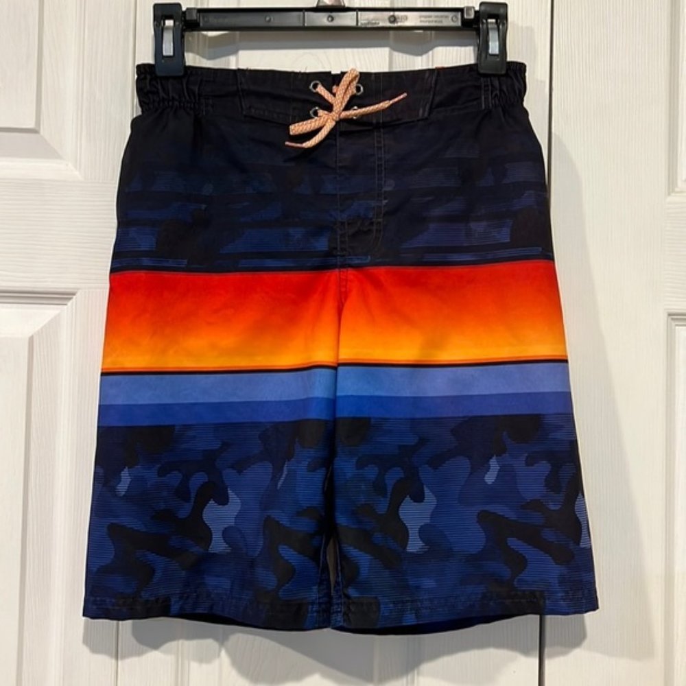 🟣 Zero XPosur Boy’s Bathing Suit / Trunks - Medium 10 /12
